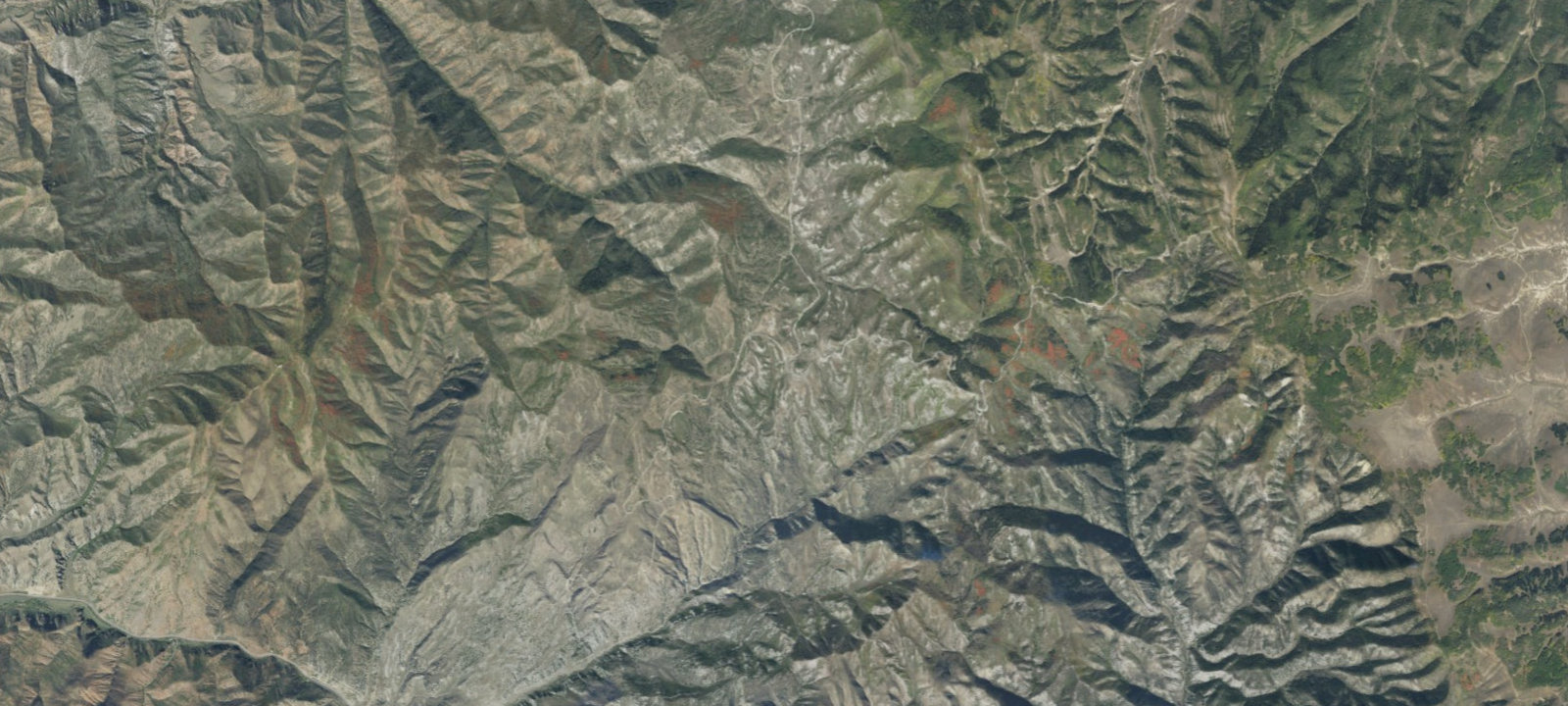 Map of Unicorn Ridge