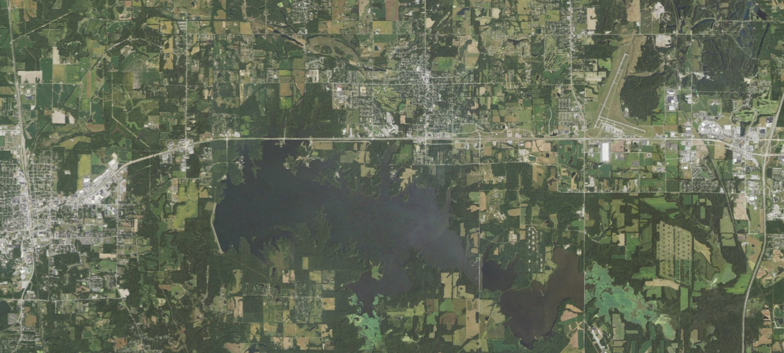 Map of Bluegill Bay Marina and Campground