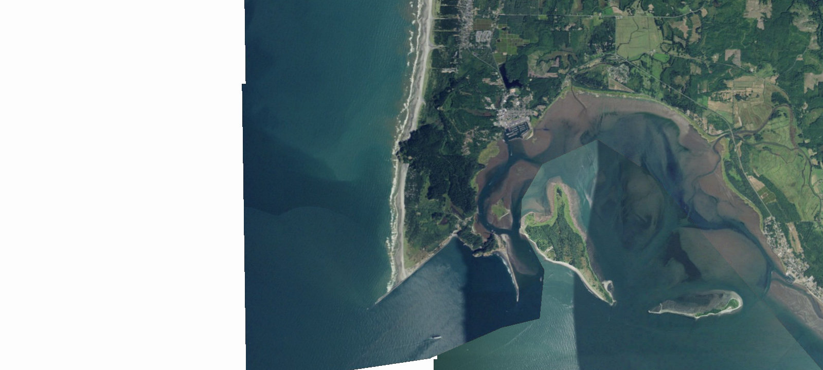Map of Cape Disappointment State Park Campground