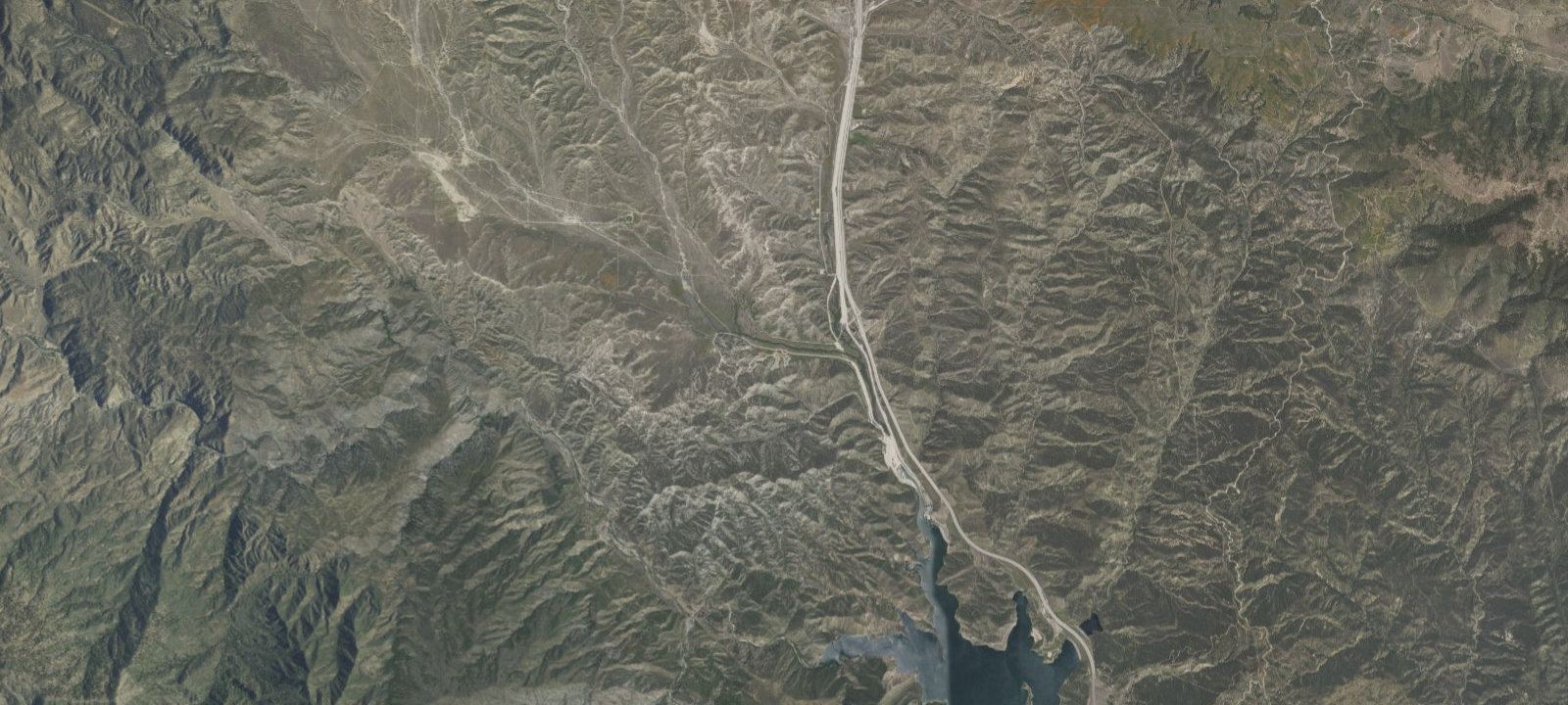 Map of Pyramid Lake - Los Alamos Campground