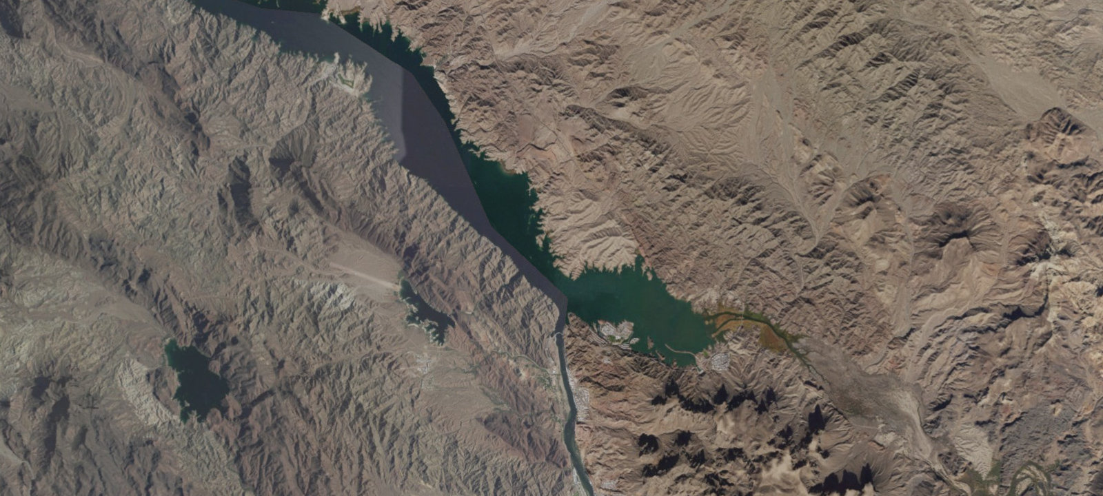 Map of Bighorn Point 1 Shoreline Campsite