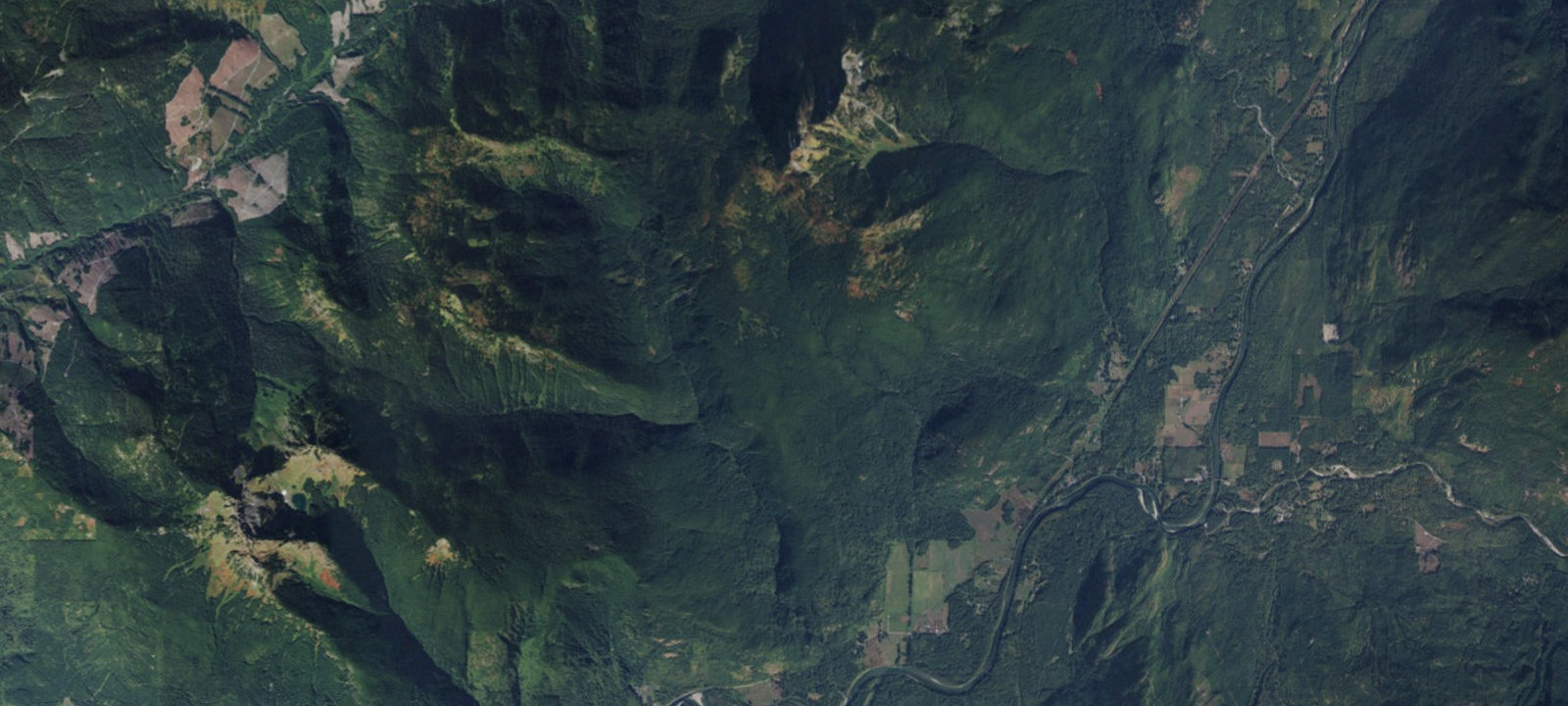 Map of Bridge Creek