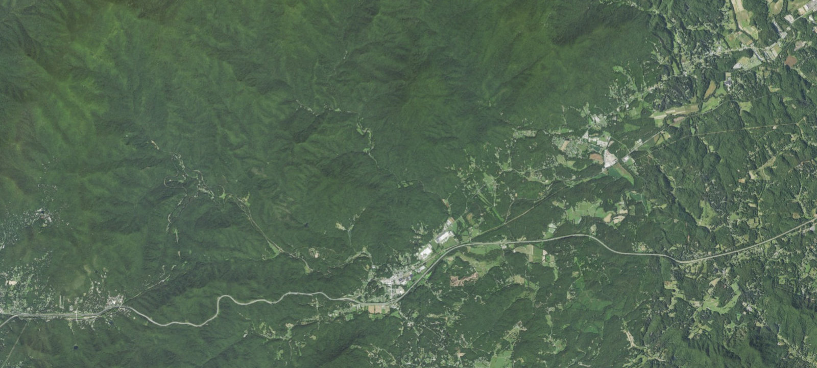 Map of Curtis Creek Campground
