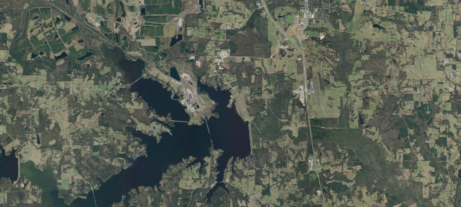 Map of Fort Sherman Dam Road