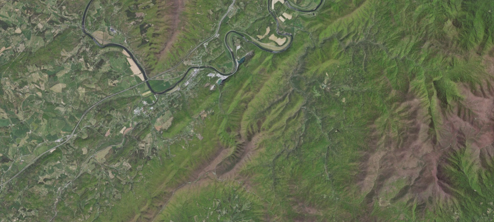 Map of Cove Mountain A.T. Shelter