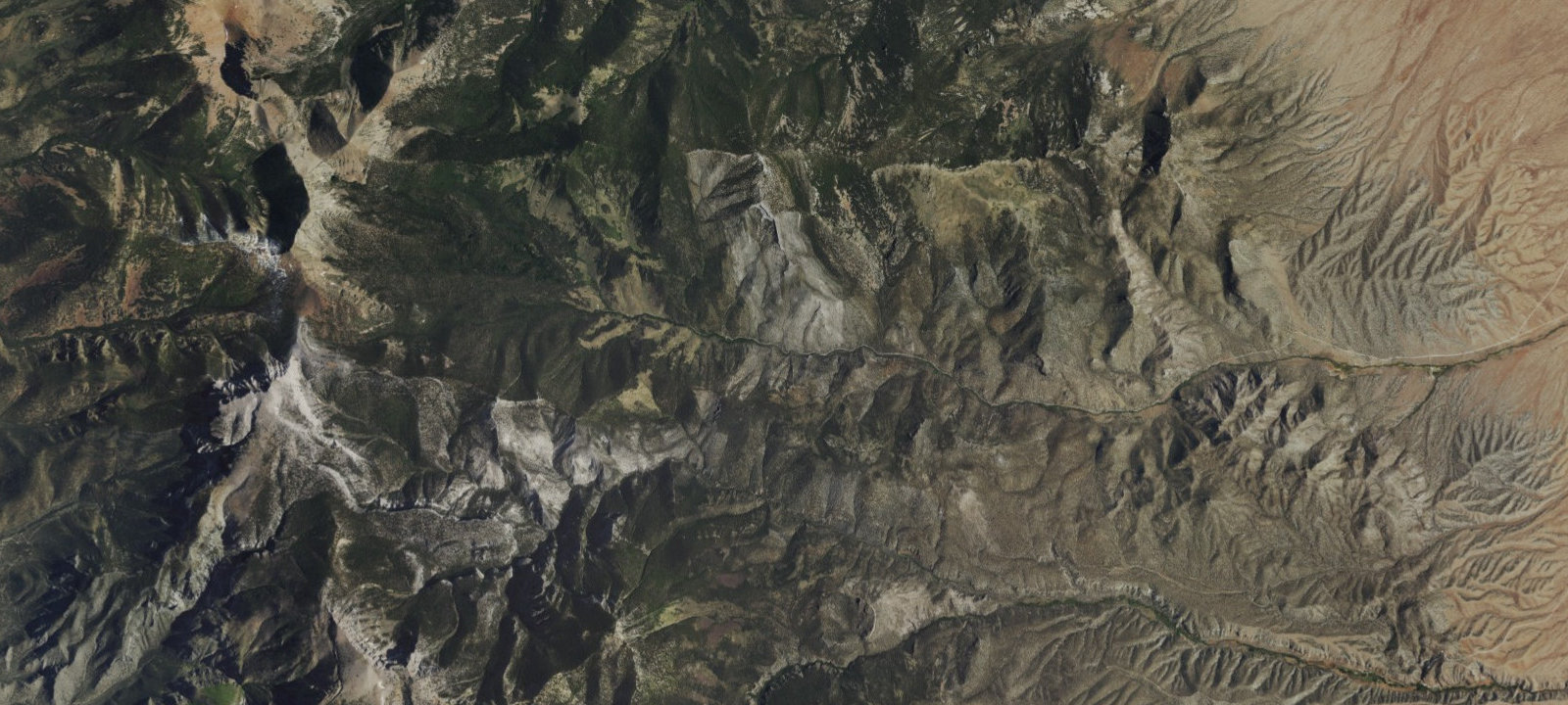 Map of Snake Creek dispersed camp