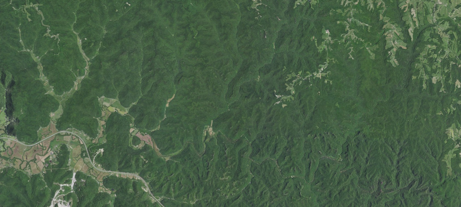Map of Indian Creek Camping Area