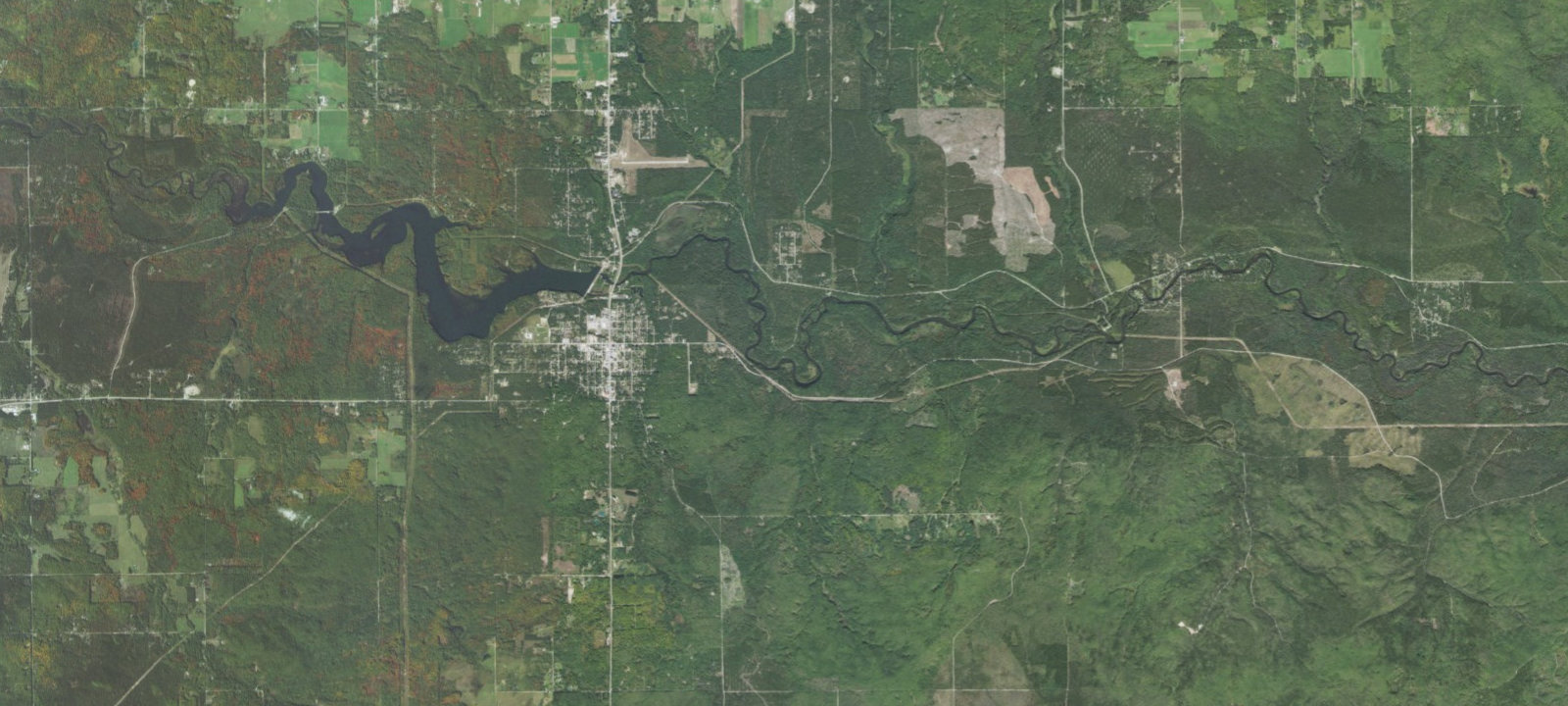Map of AuSable River Dispersed Camping
