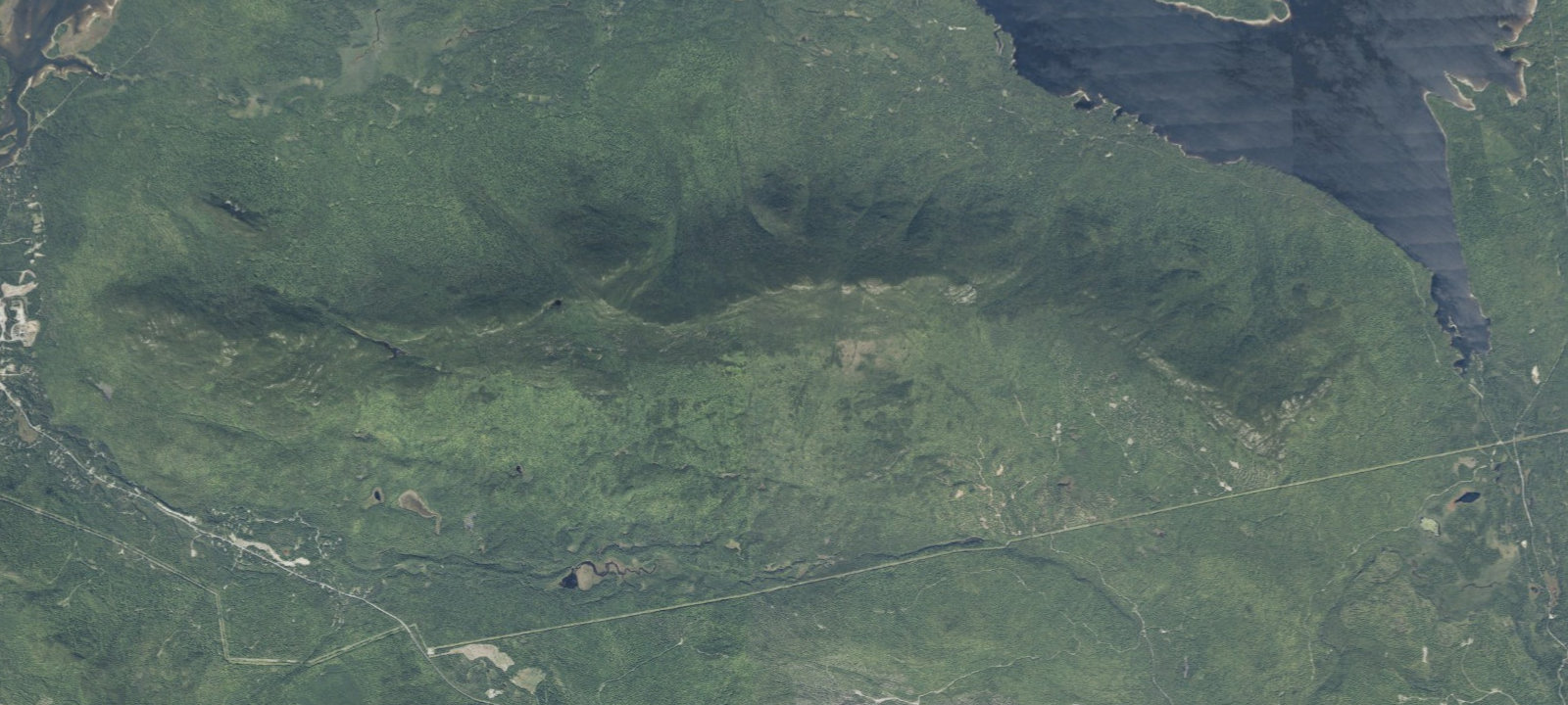 Map of Moose Falls Campsite