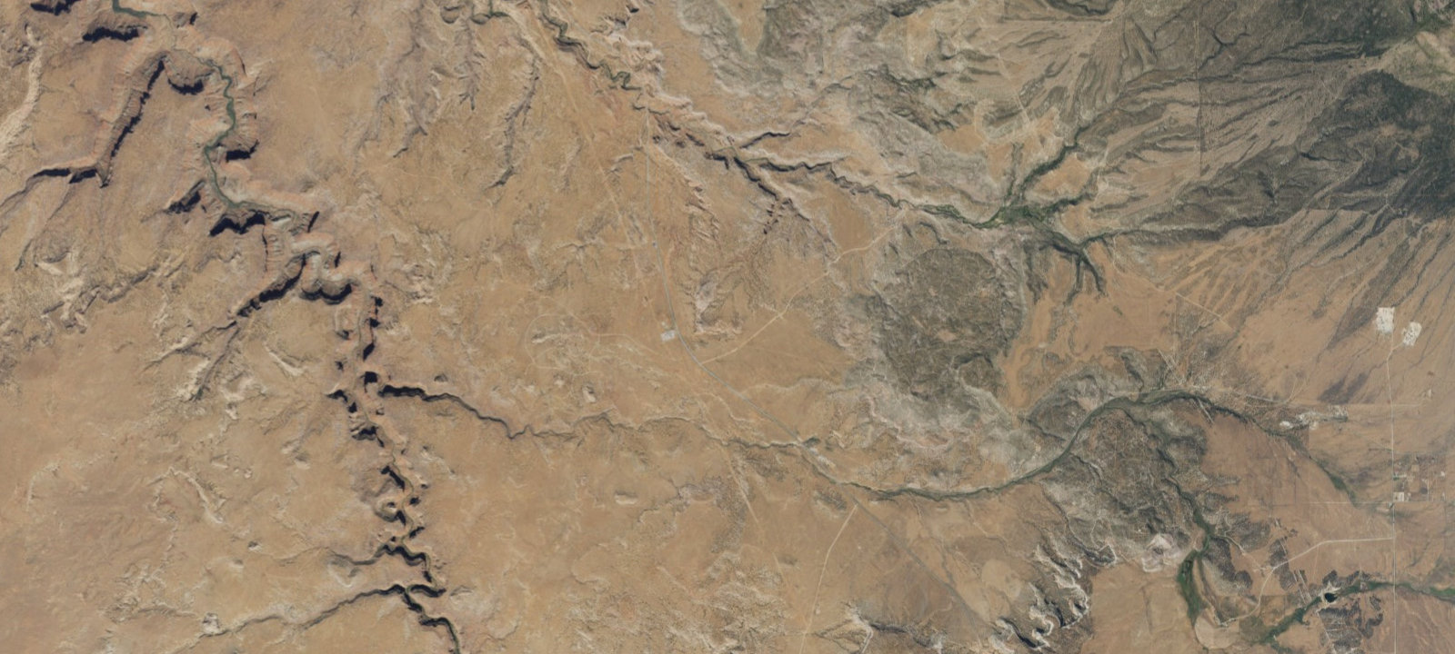 Map of Browns Hole Road