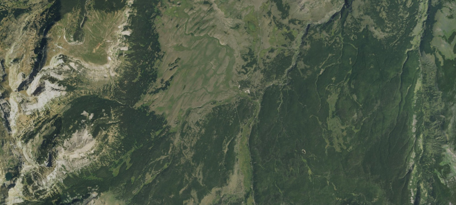 Map of Bighorn Pass - Indian Creek Trailhead
