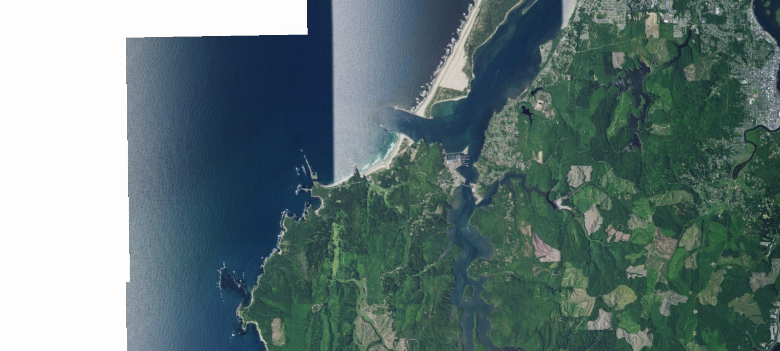 Map of Bastendorff Beach County Park