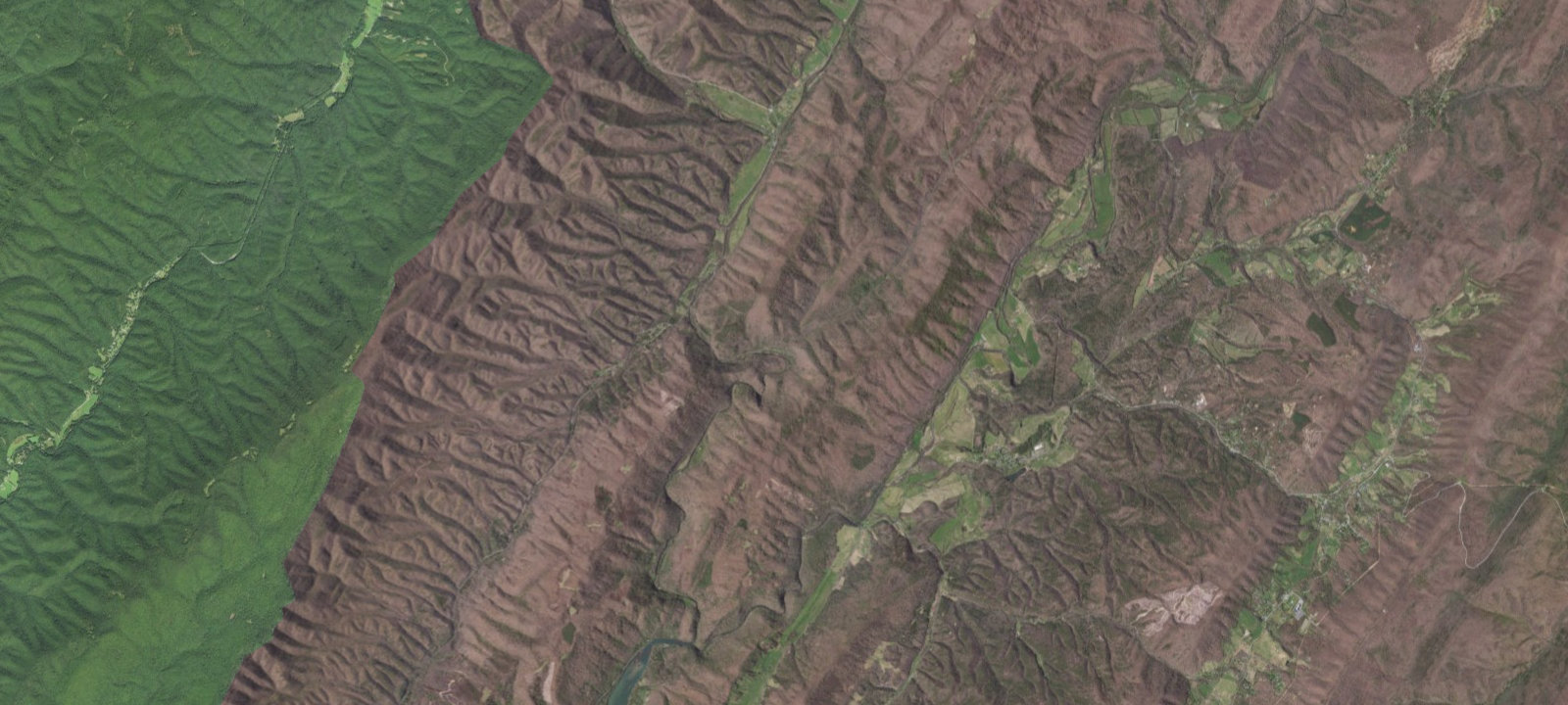 Map of Blowing Springs Campground