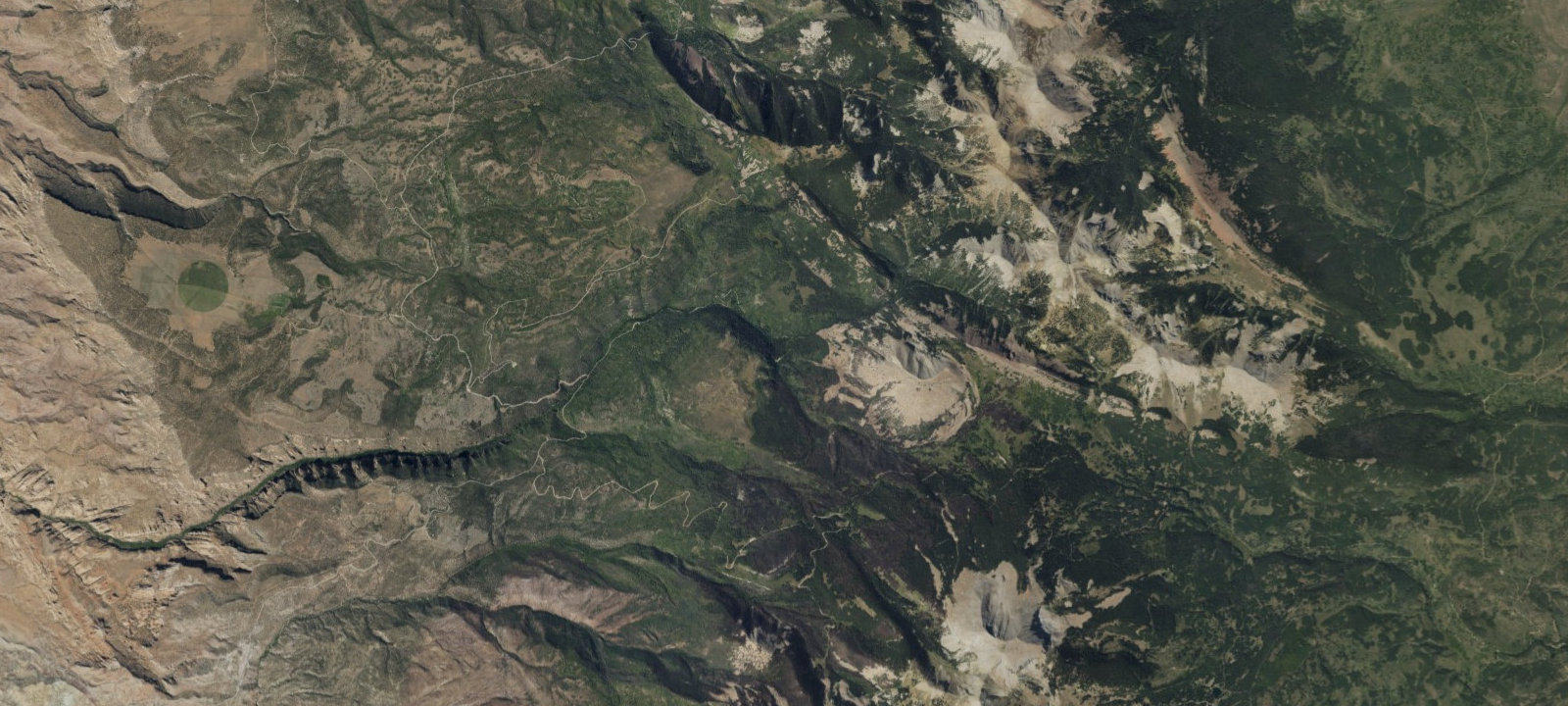 Map of Oowah Campground