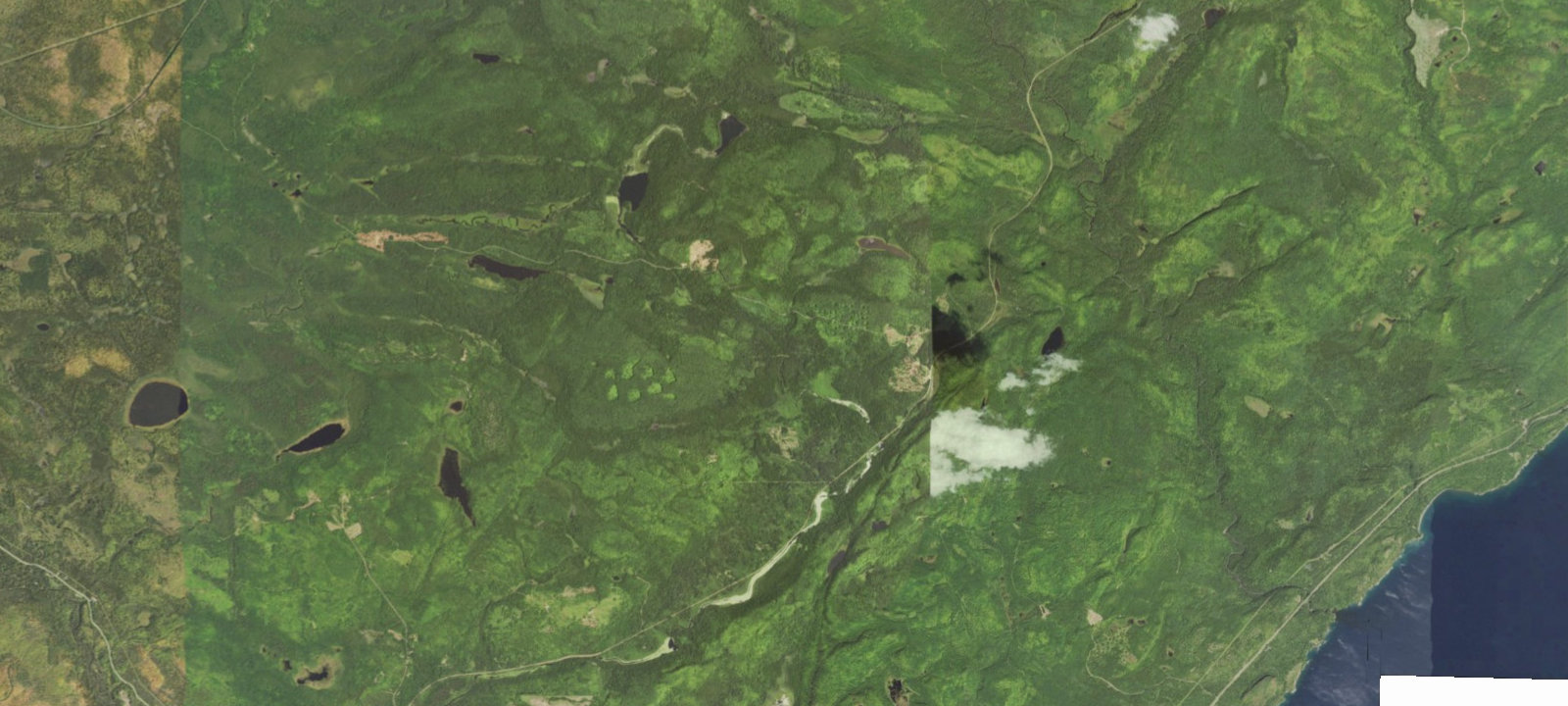 Map of Blesner Creek