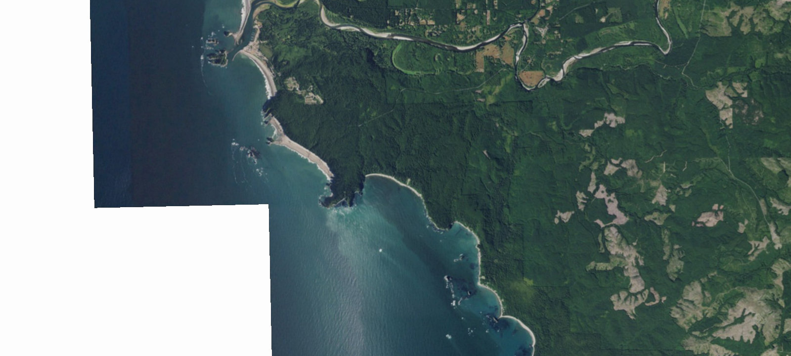 Map of Third Beach Camping Area
