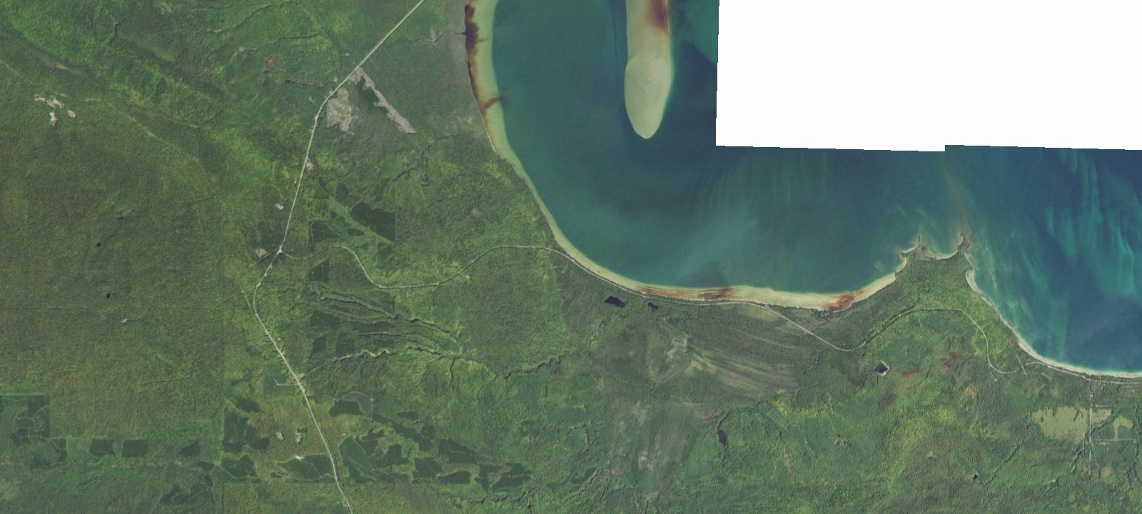 Map of Bark Beach Camp
