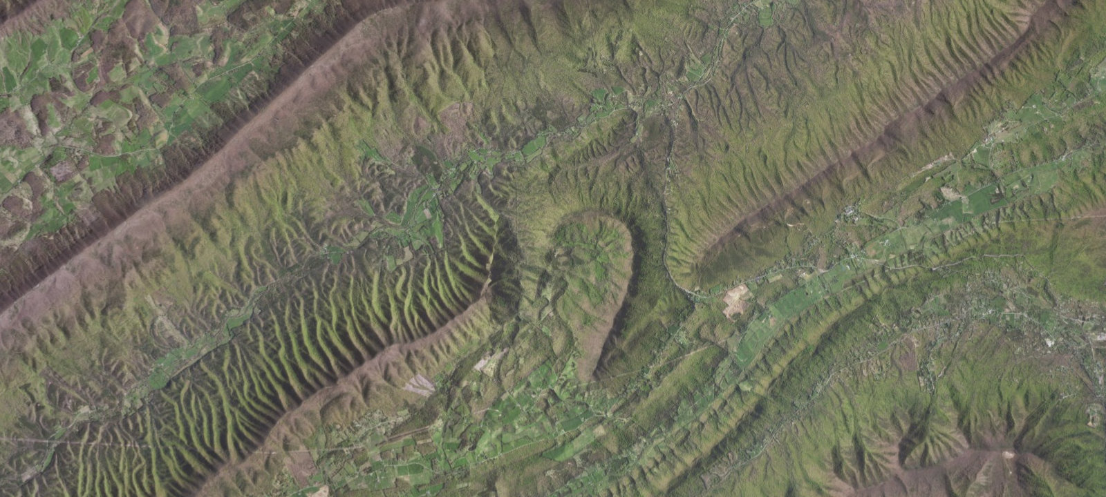 Map of Straight Branch Iron Mountain Shelter
