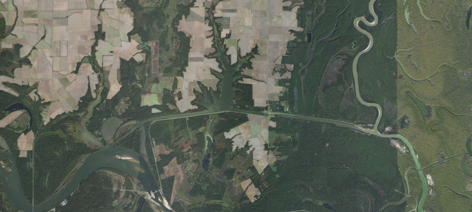 Map of Merrisach Lake