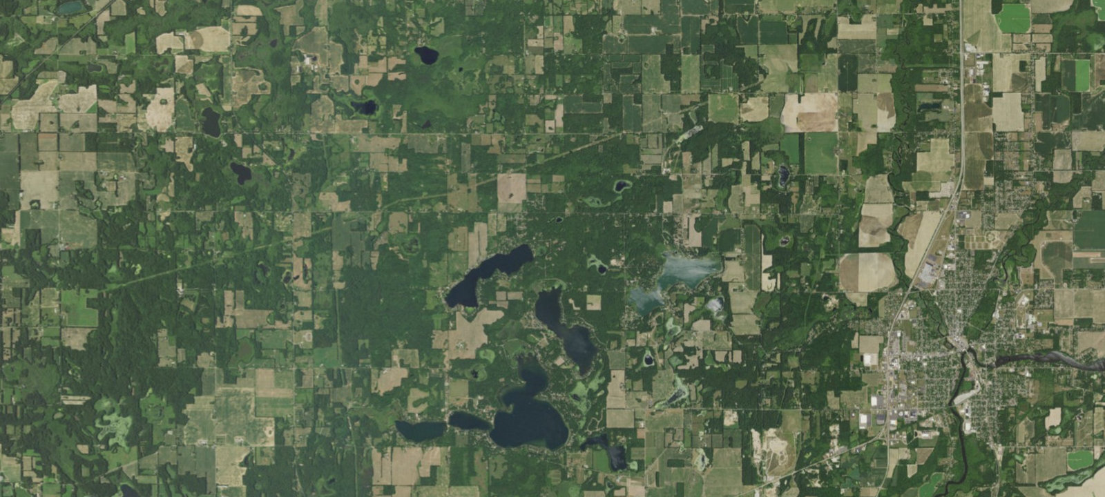 Map of Latvian Center Garezers