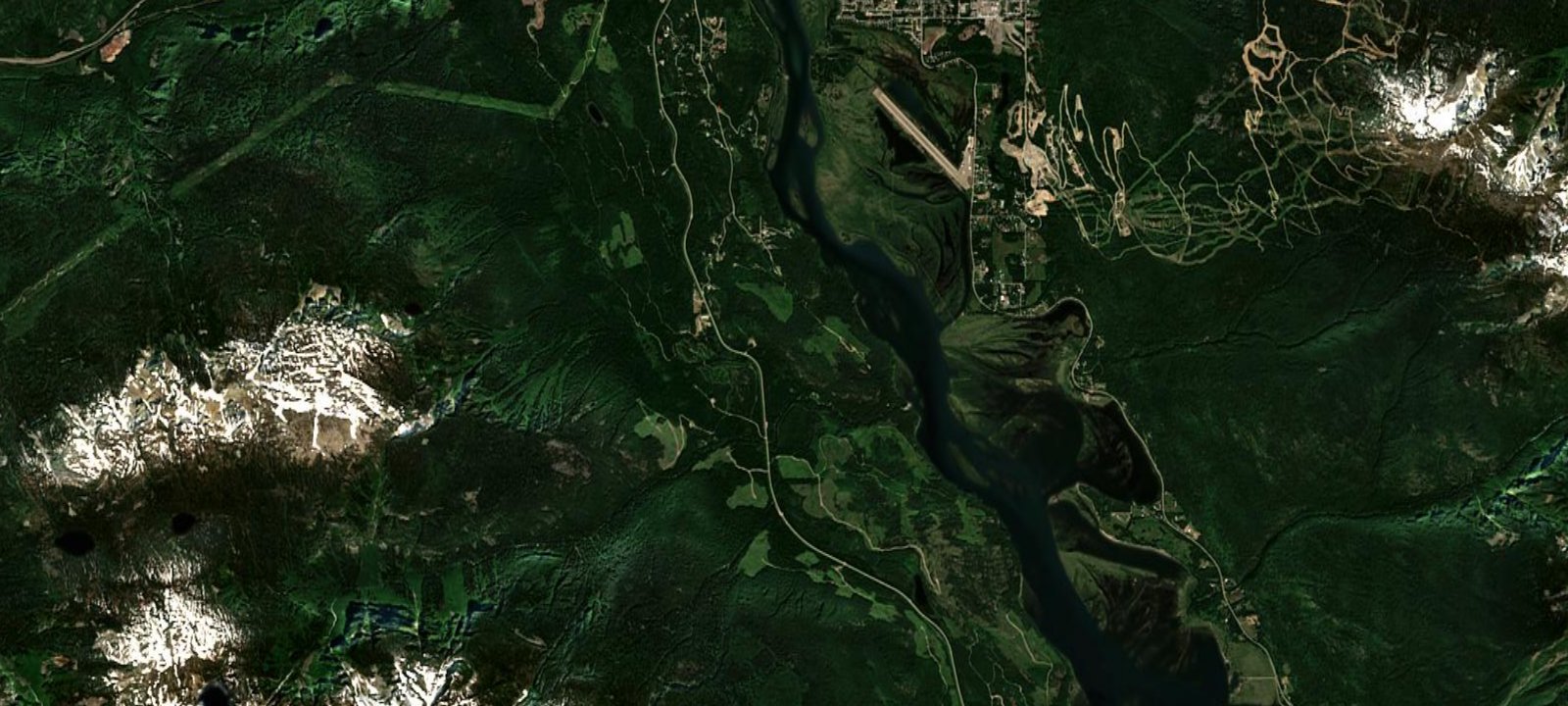Map of Begbie Falls Recreation Site
