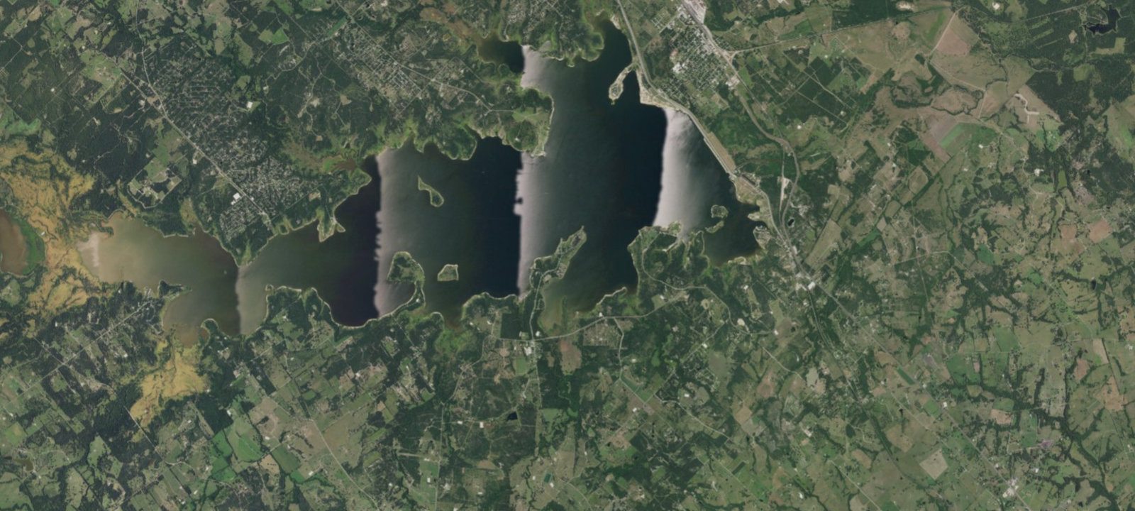 Map of Rocky Creek (somerville Lake)
