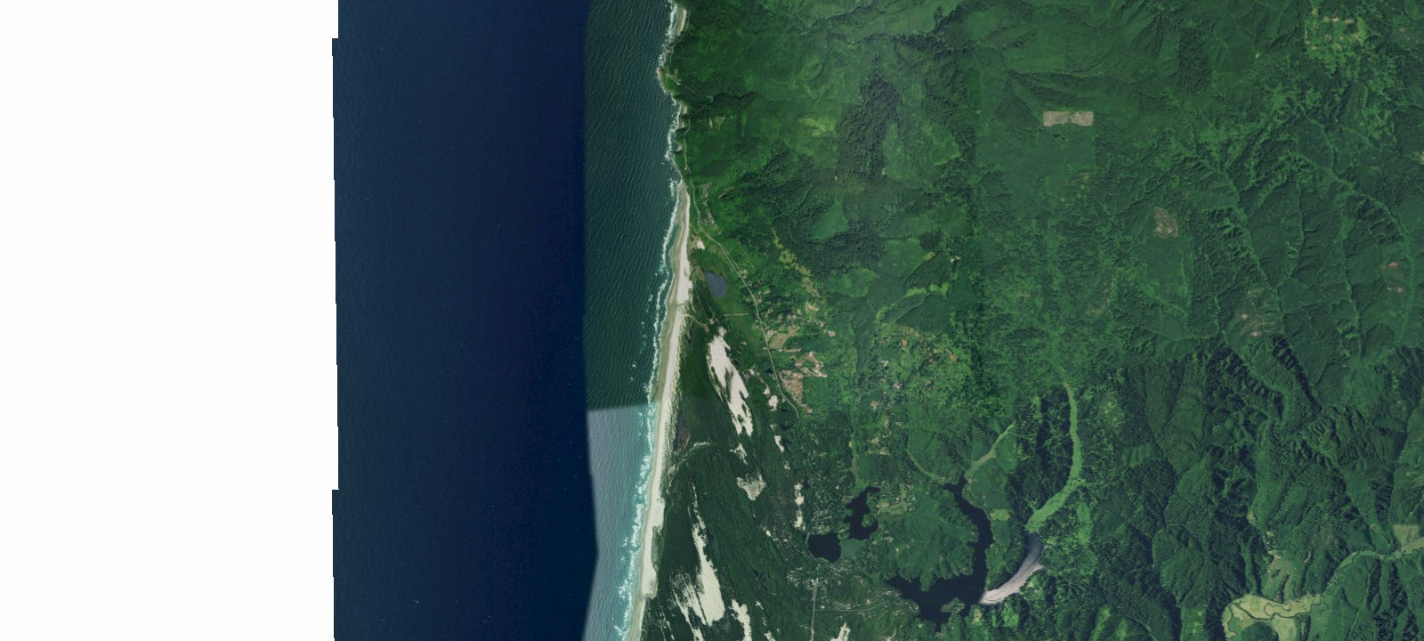 Map of Baker Beach Campground