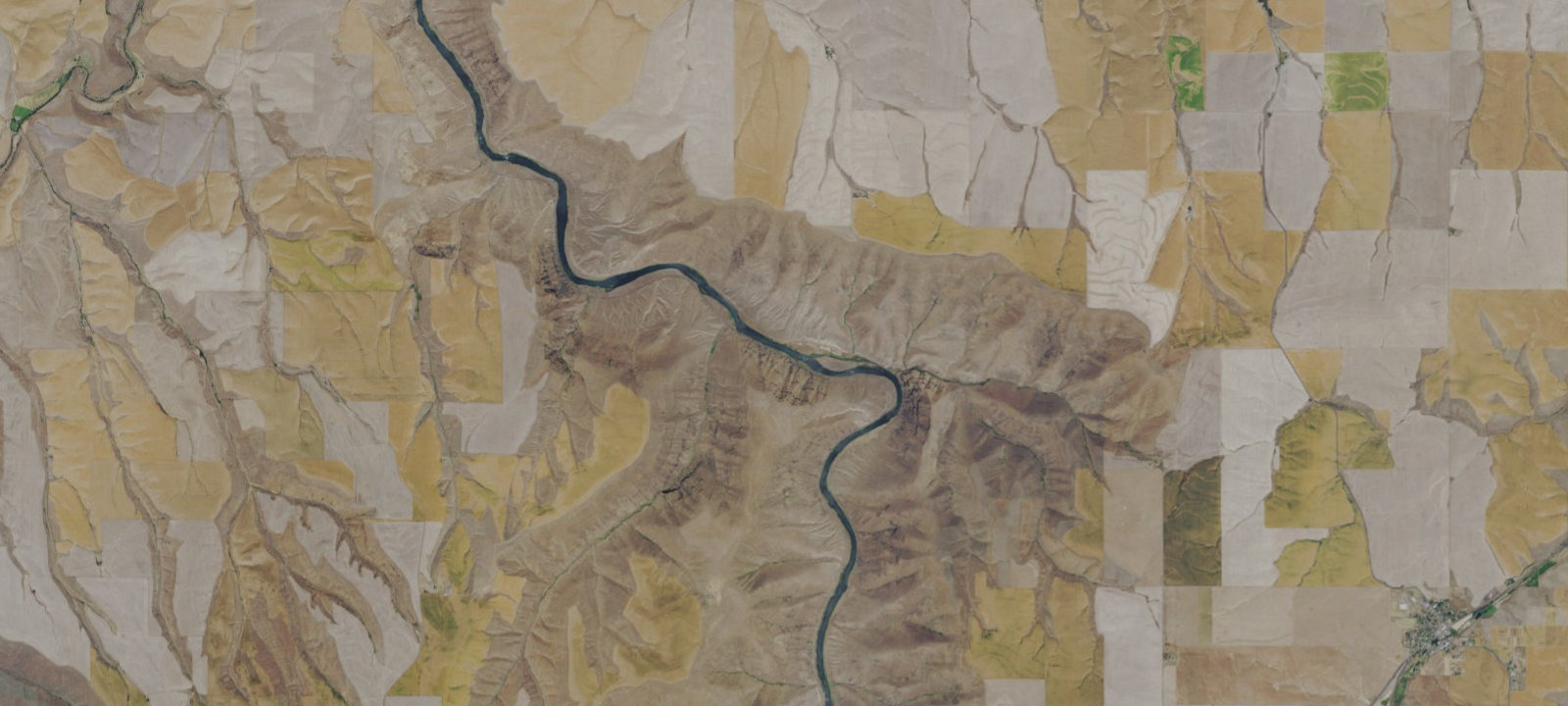 Map of Green Light Hole Camp