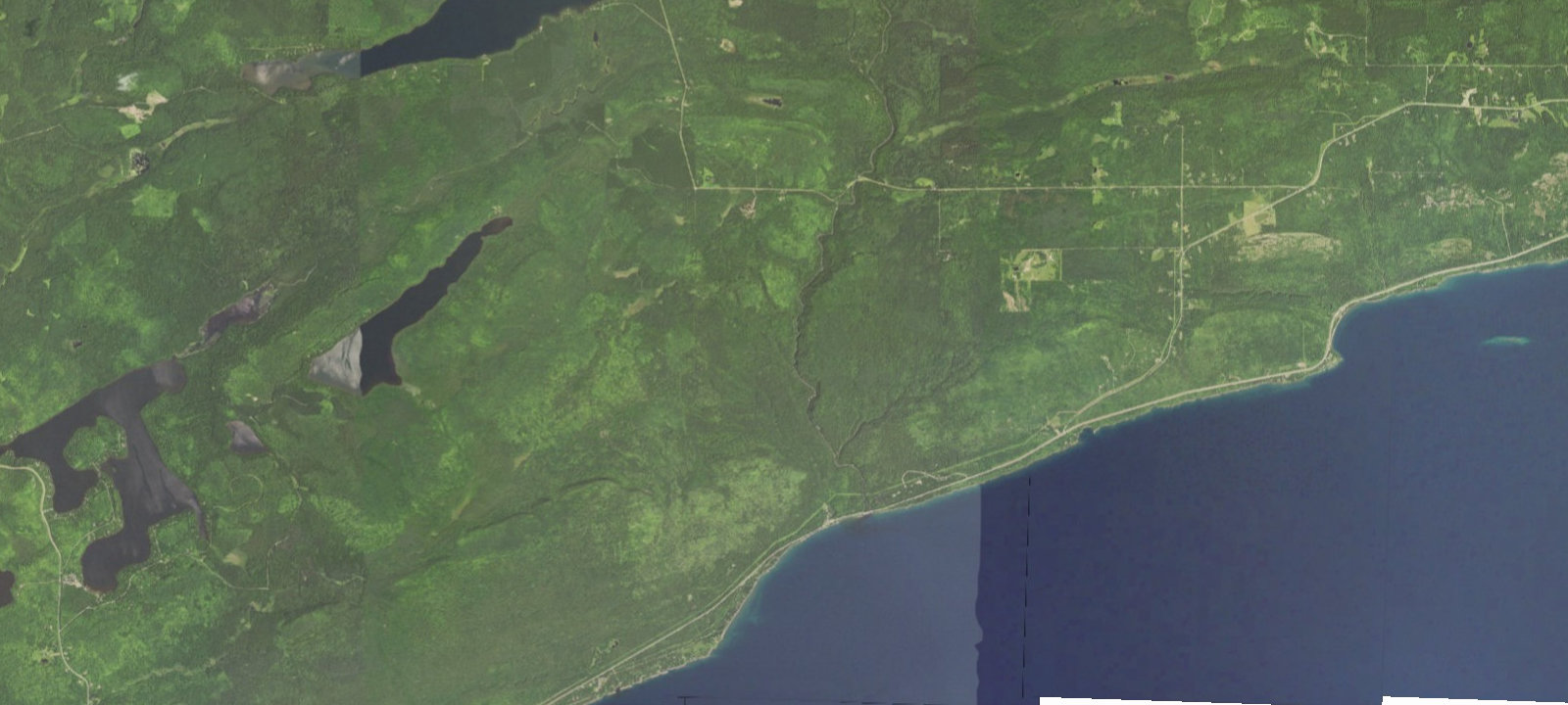 Map of Big White Pine