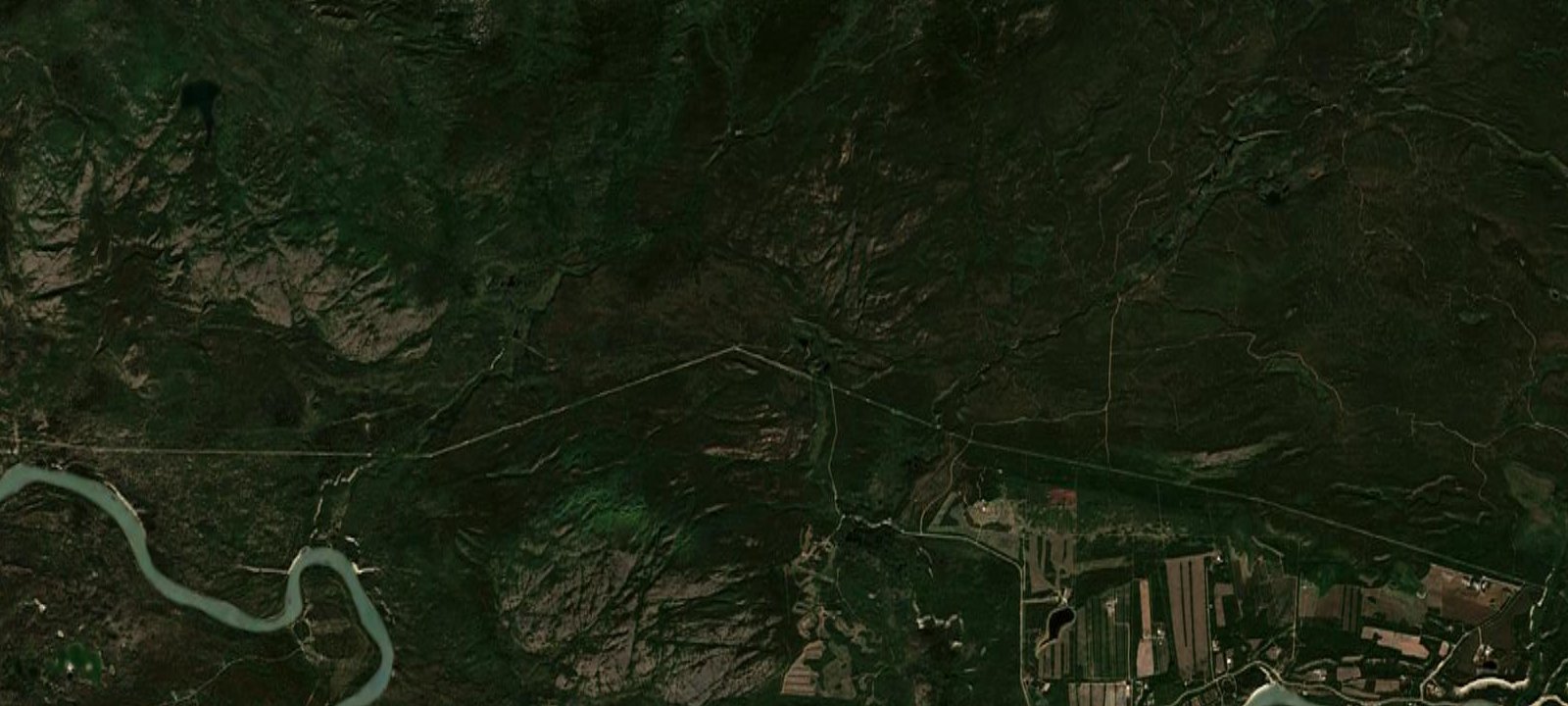 Map of Dawson overland trail camp