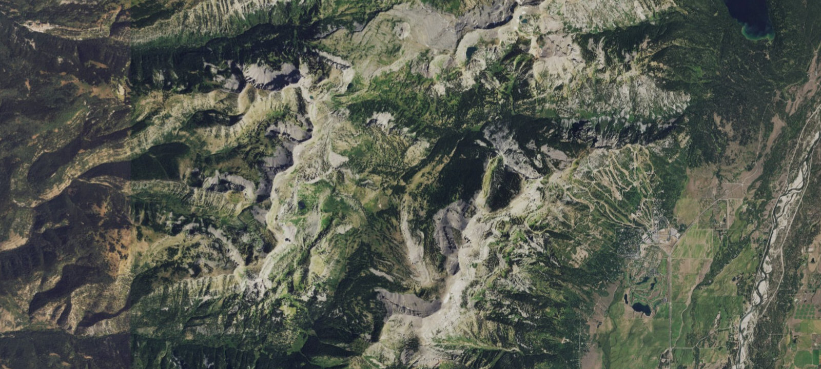 Map of Middle Fork Campground