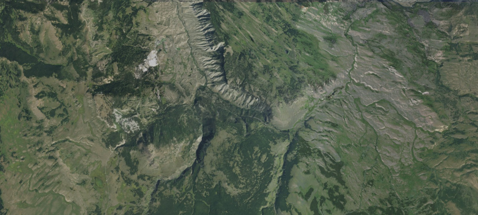 Map of Lava Creek