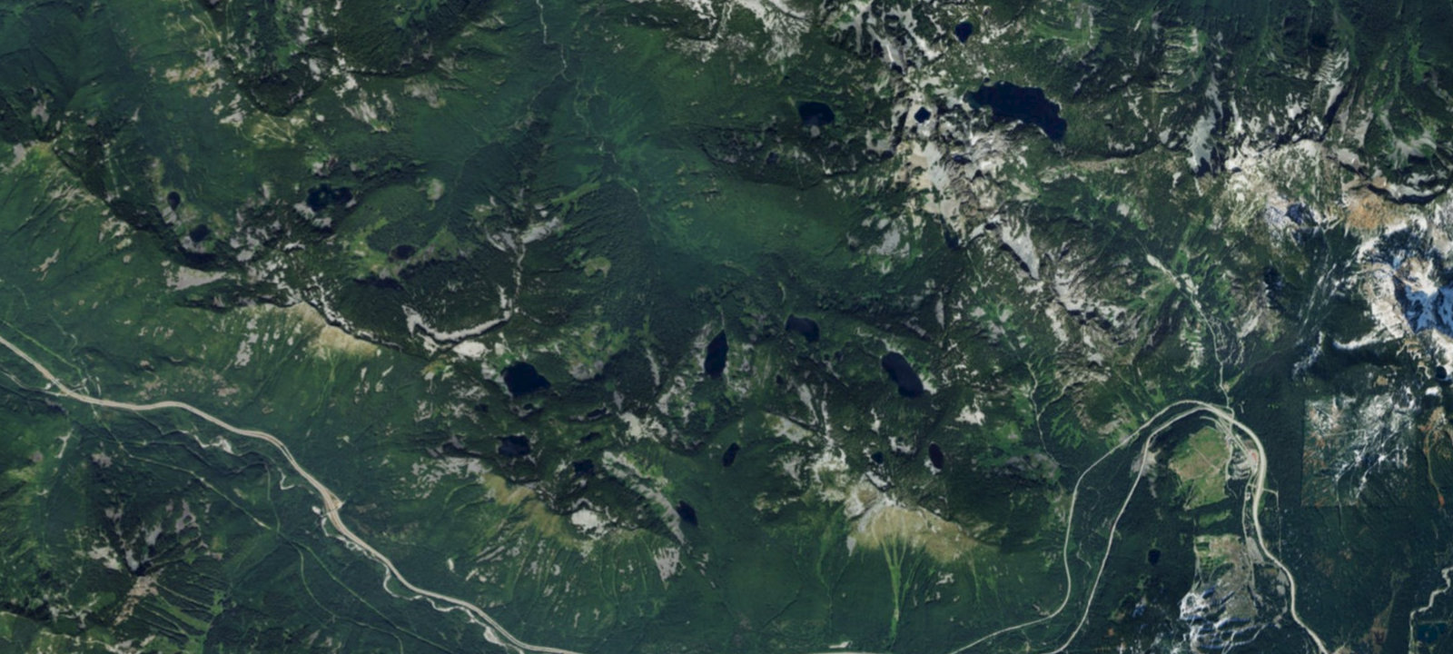 Map of Pratt Lake Backcountry Camping