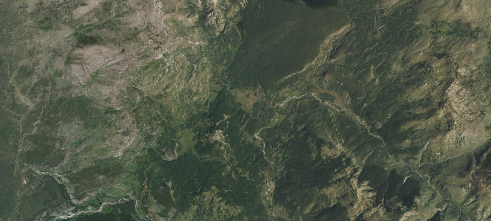Map of Basin Creek