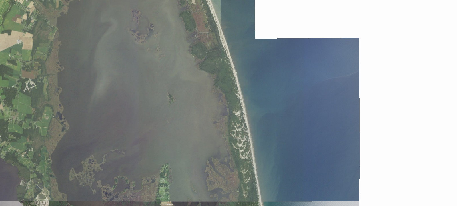 Map of False Cape Landing Bay Sites