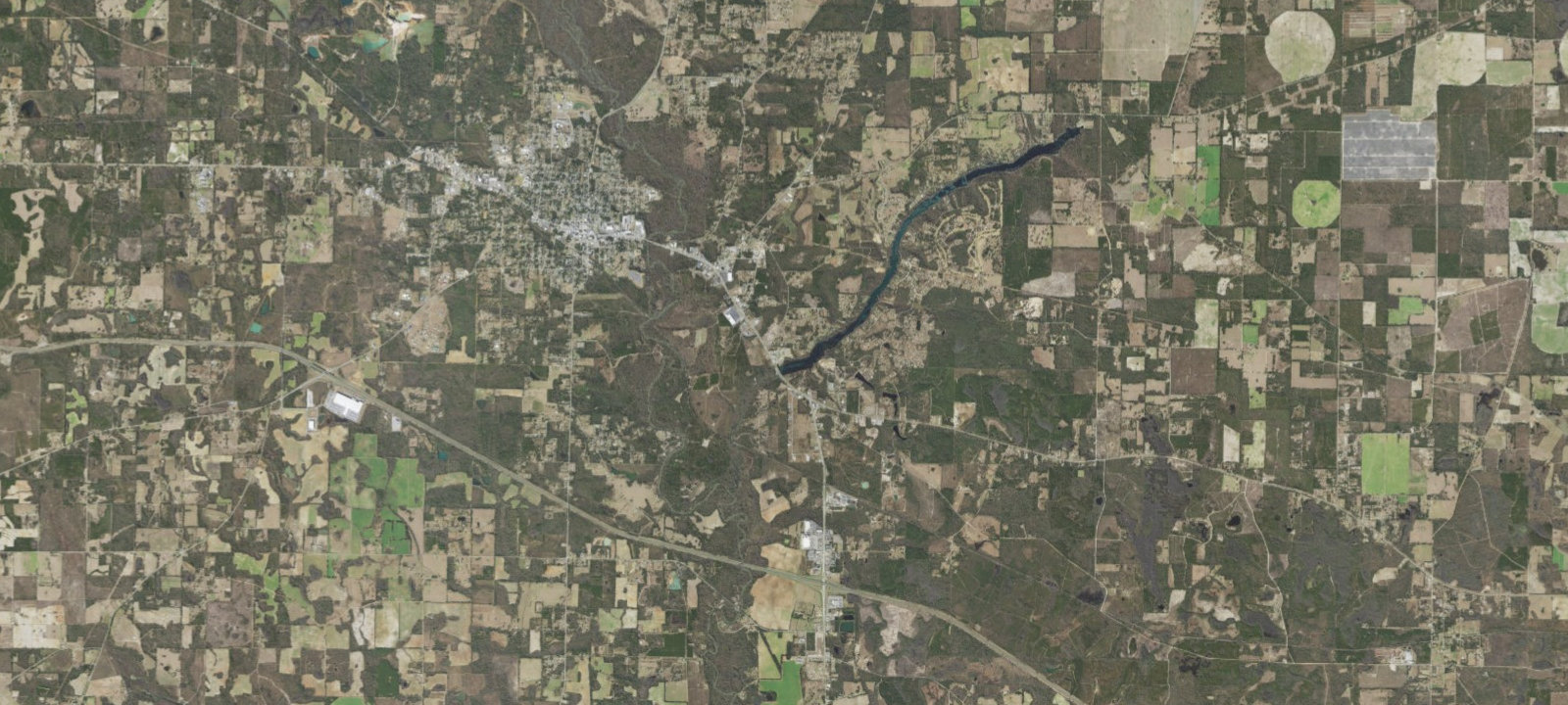 Map of Florida Caverns RV Resort