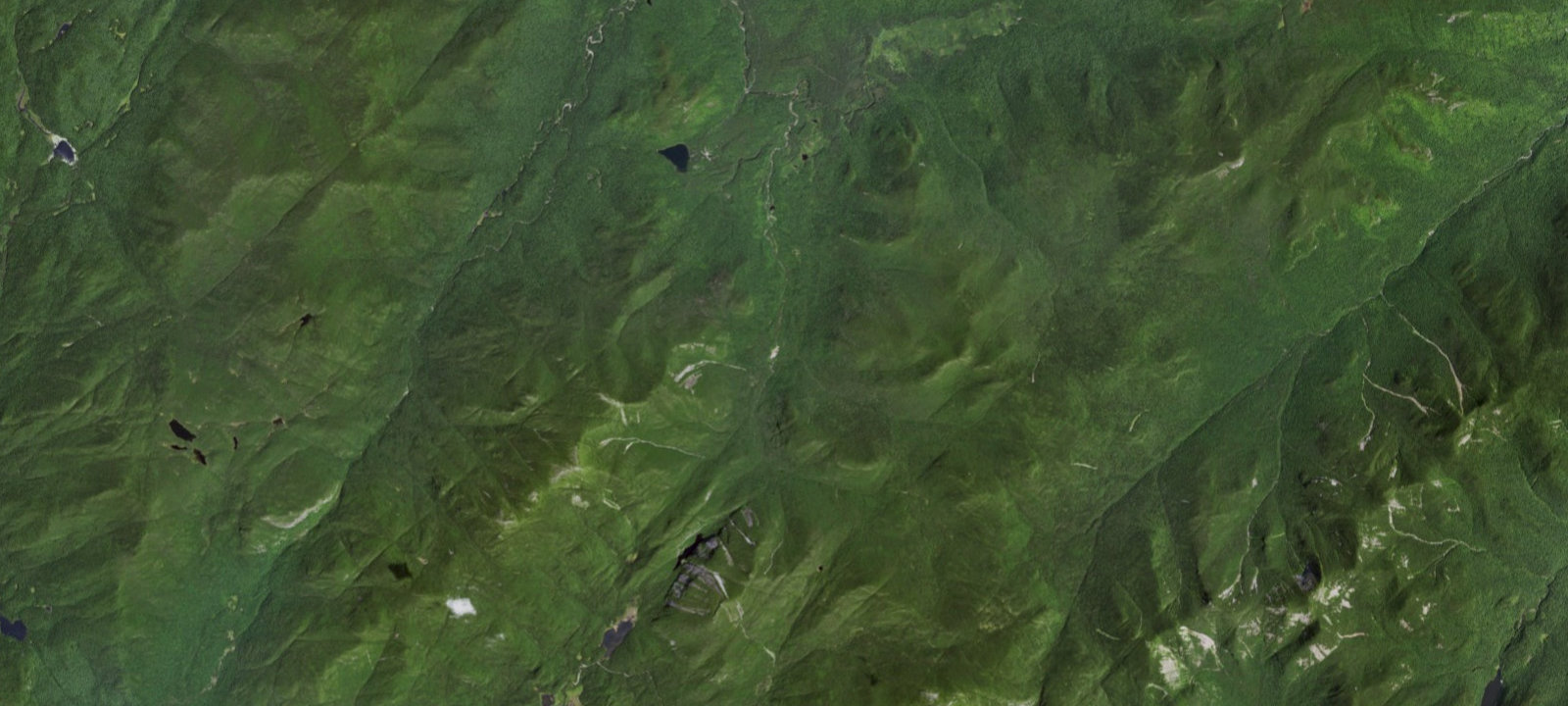 Map of Marcy Dam Backcountry Campsites