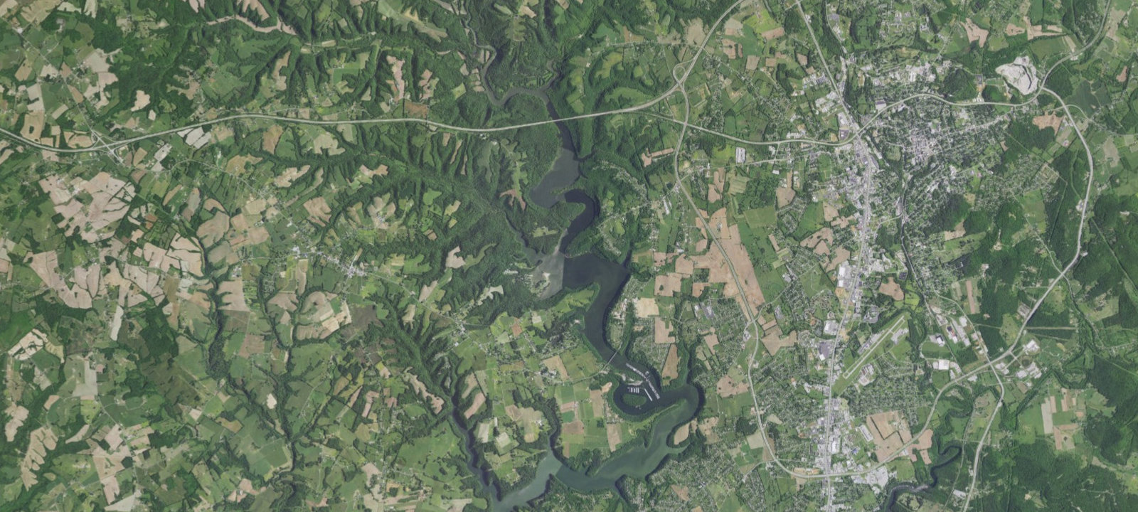 Map of Fishing Creek Campground