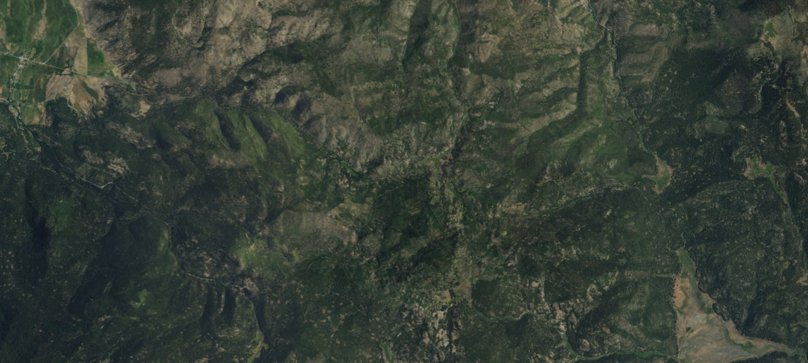 Map of Bear Valley Campground