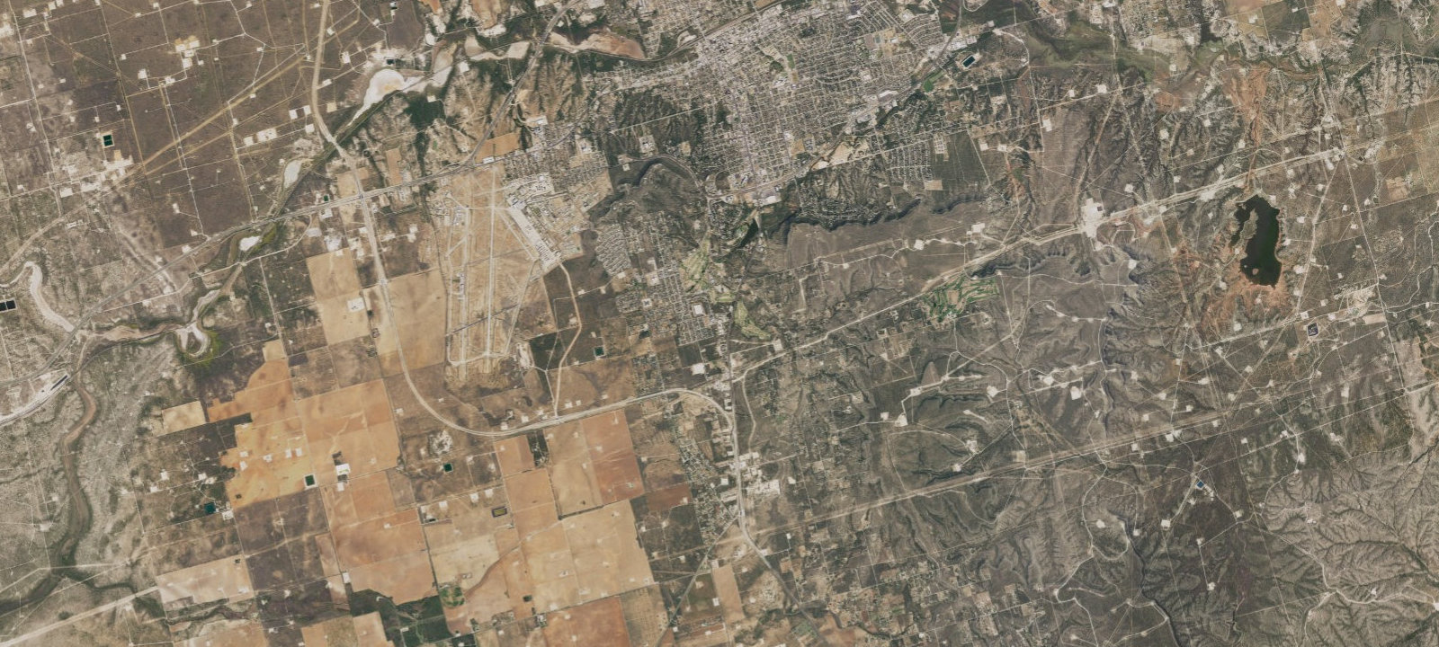Map of Texas RV Park of Big Spring