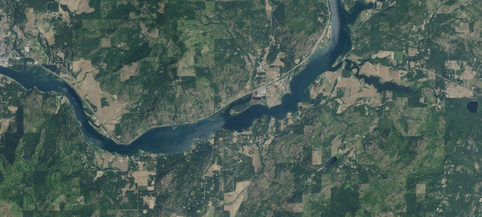 Map of Riley Creek Recreation Area