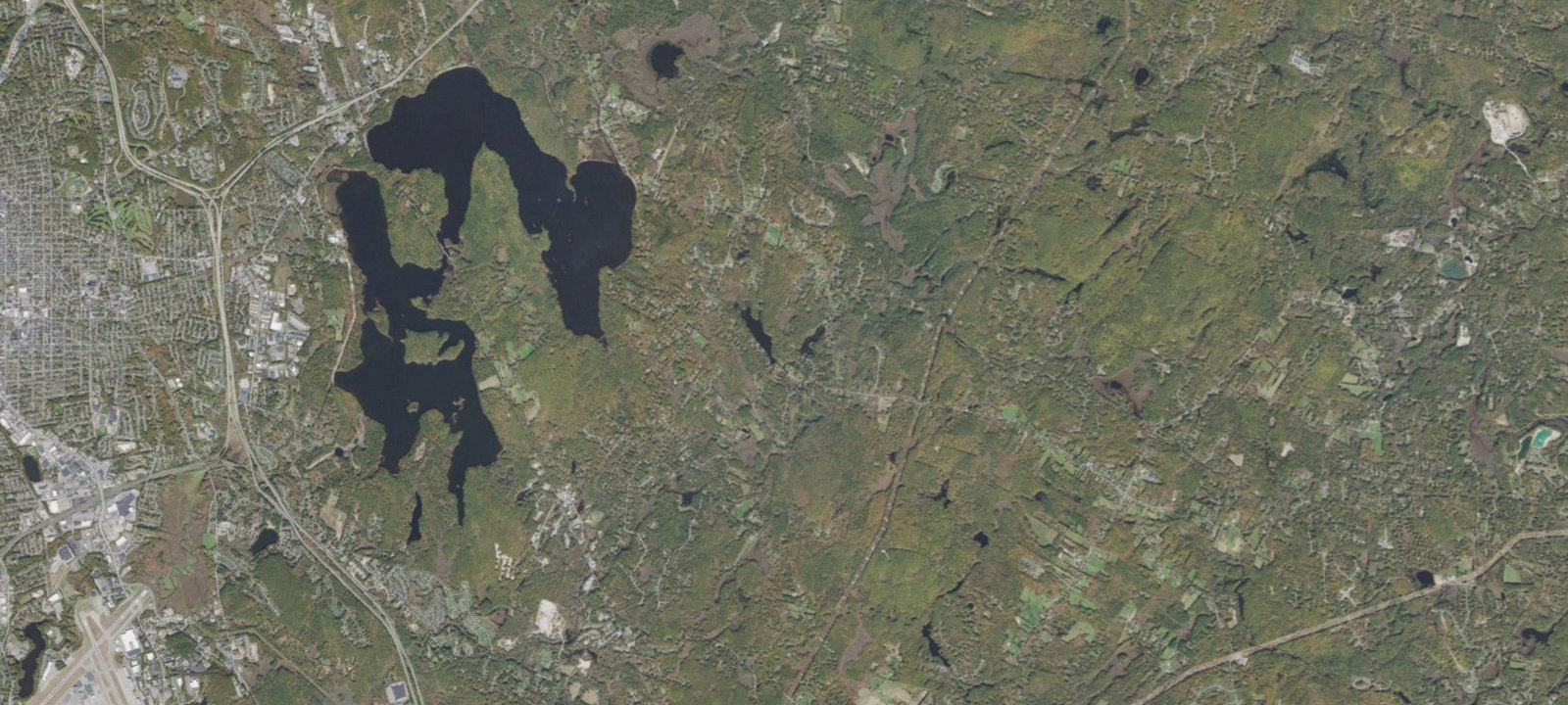 Map of Calef Lake Campground
