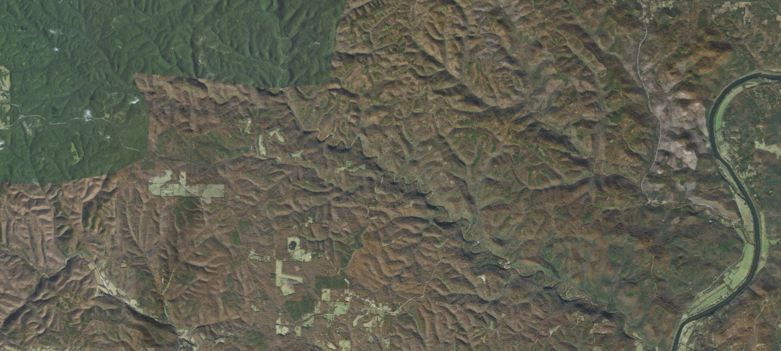 Map of Gunner Pool Campground