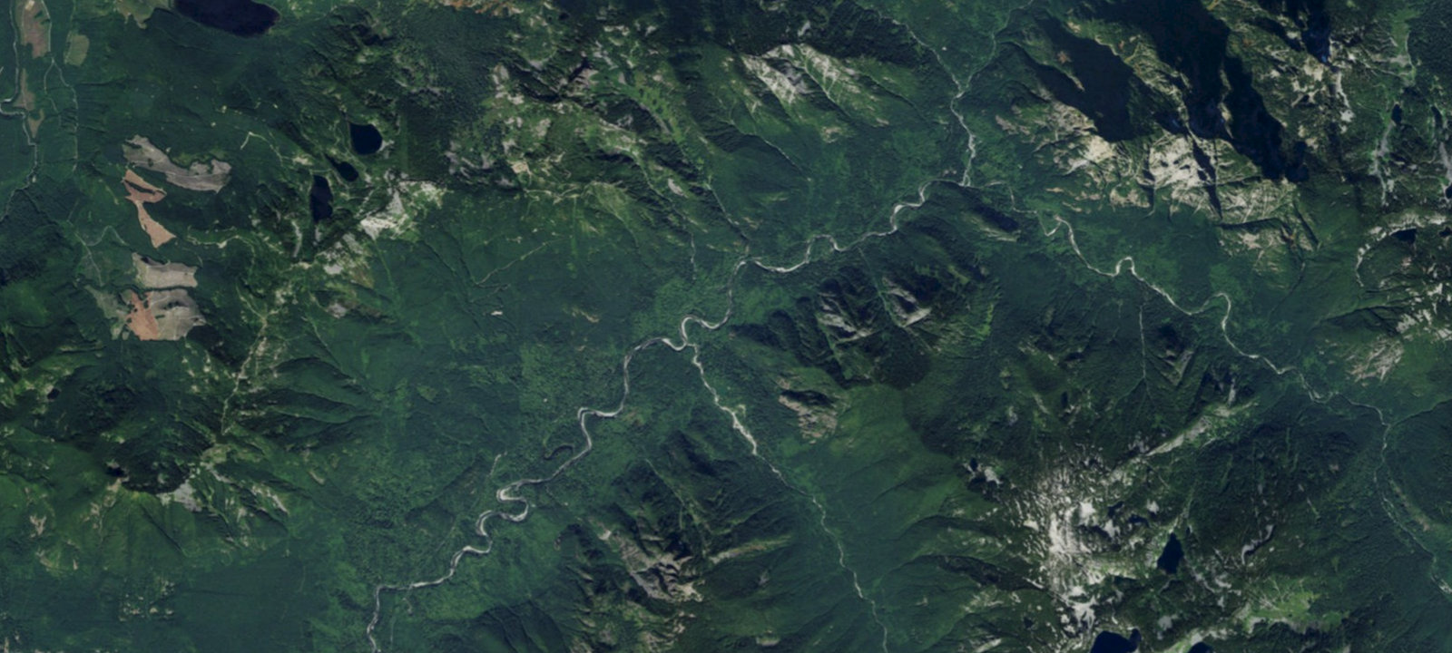Map of Pratt River Backcountry Camping