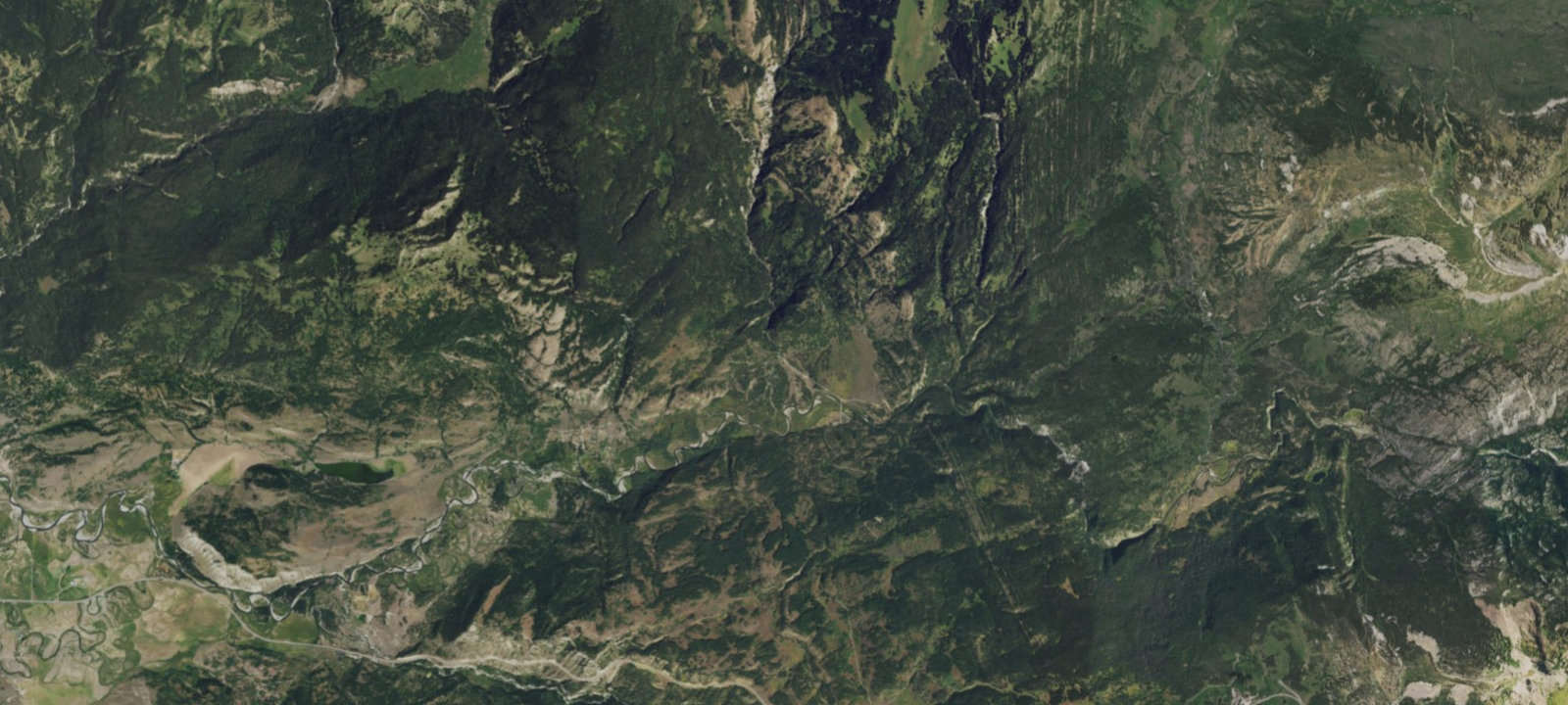 Map of Buffalo Valley Designated Dispersed Camping