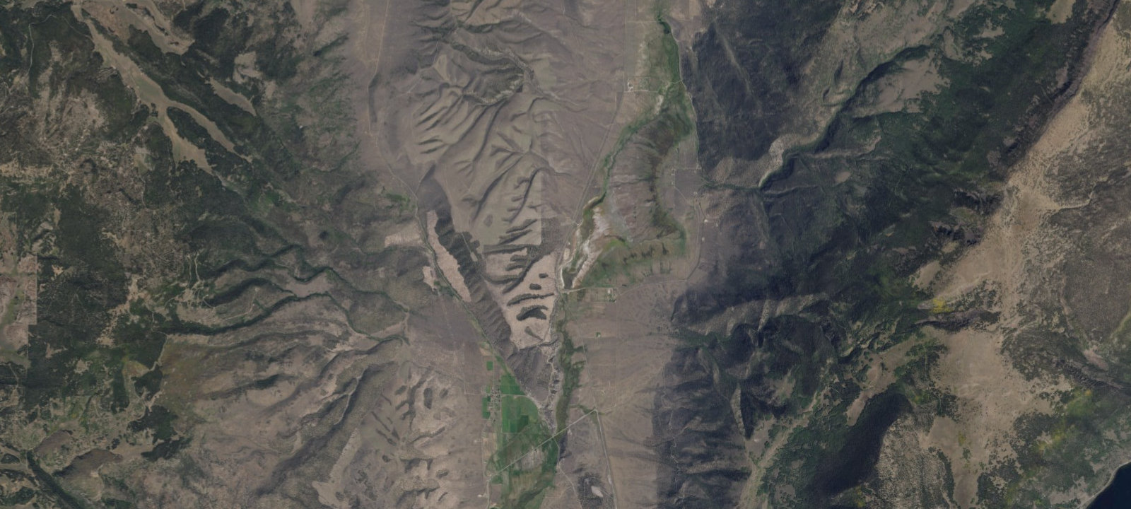 Map of Koosharem Reservoir Dispersed Camping