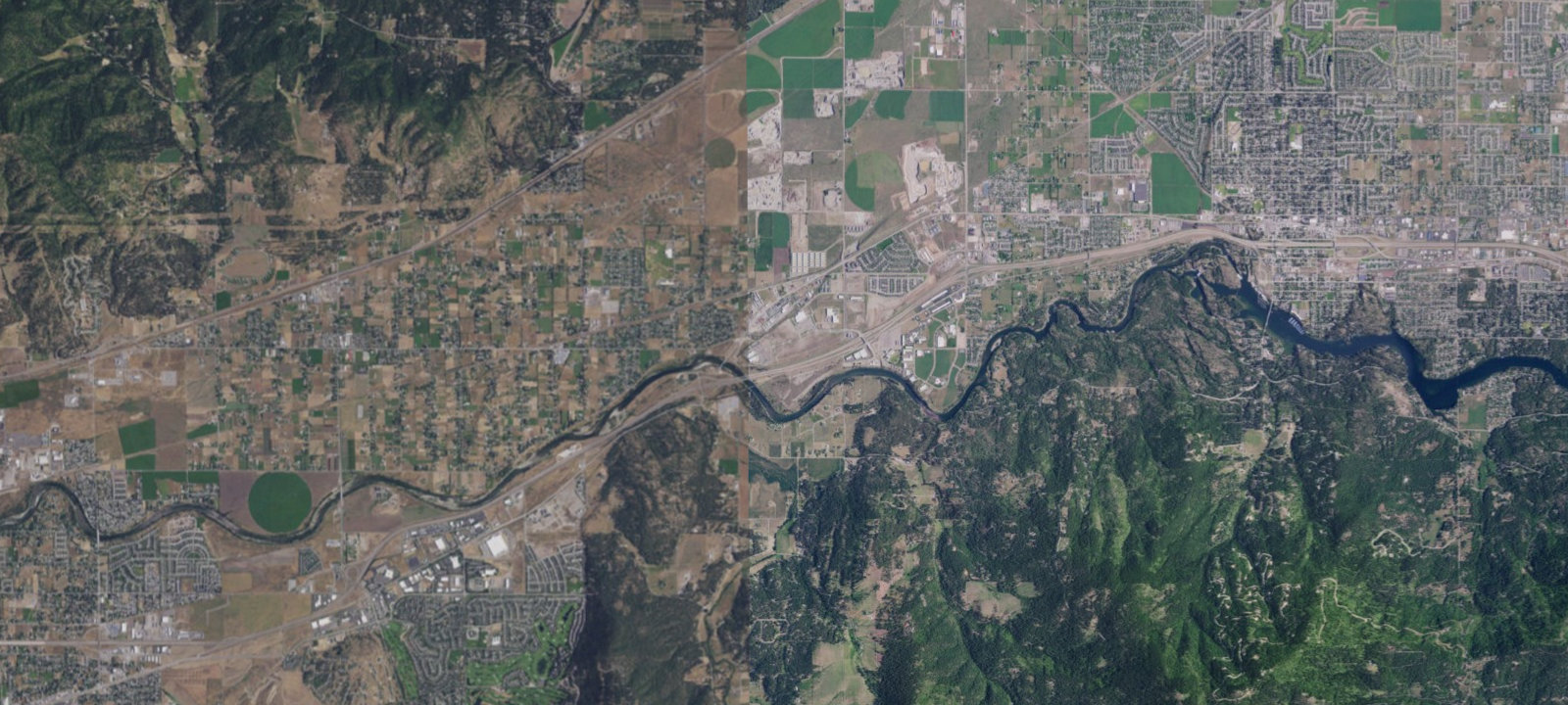 Map of Post Falls RV Campground