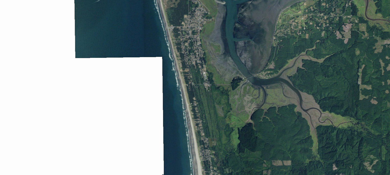 Map of Twin Harbors State Park