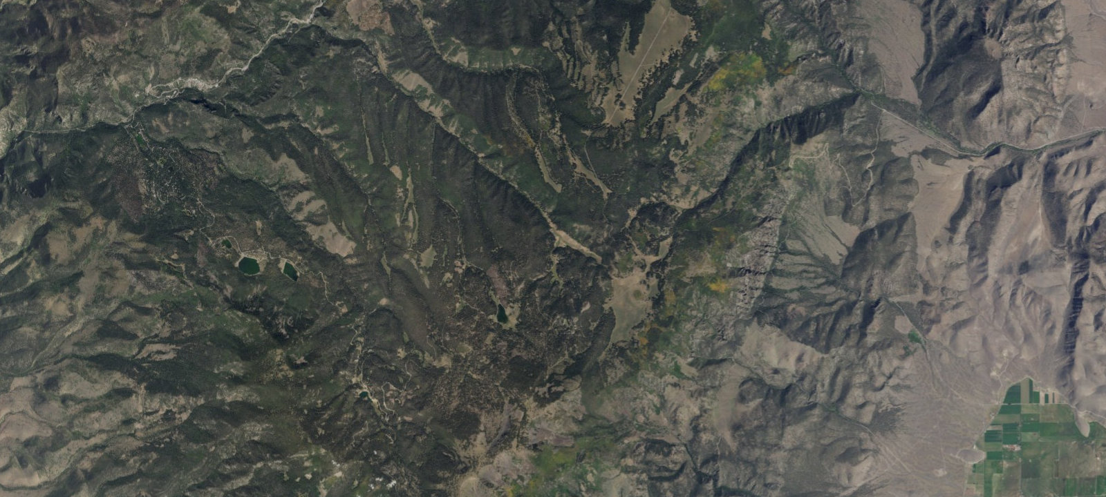 Map of Betenson Flat Trailhead