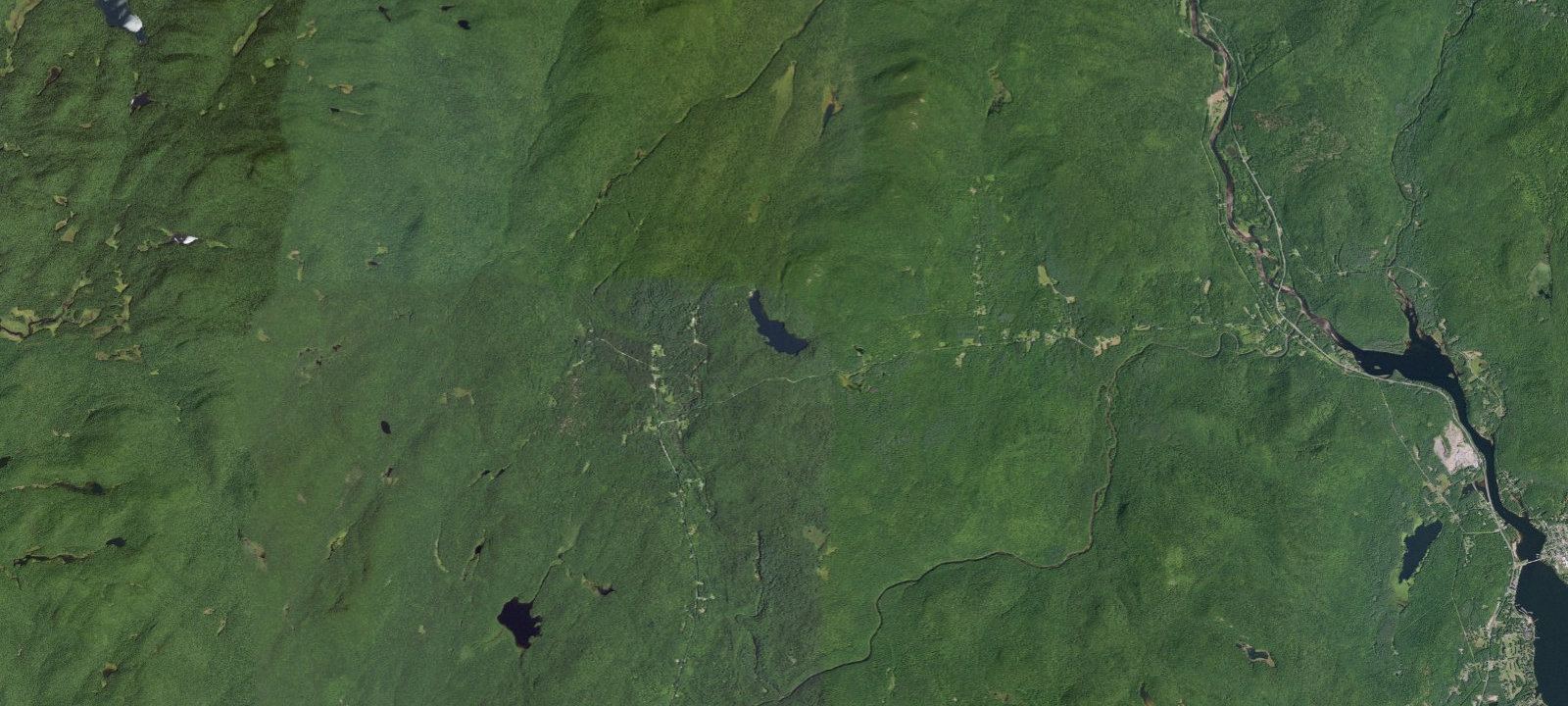 Map of Woods Lake Campsite #1